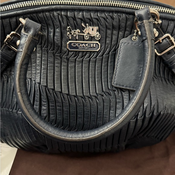 COACH マディソンギャザードソフィアサッチェル15942 Coach Madison Gathered Leather Sophia Satchel in United States